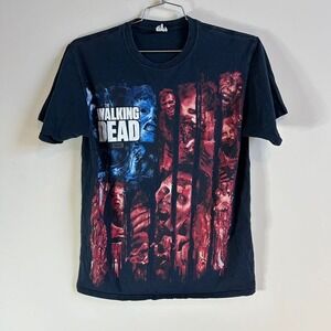 AMC The Walking Dead Men's Small Multicolor Graphic T-Shirt Tee